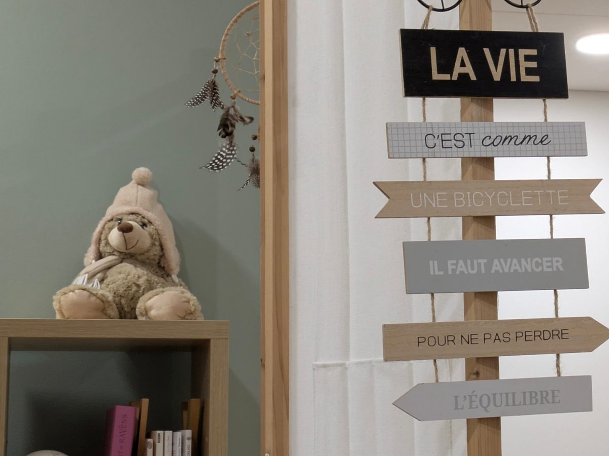 Décoration inspirante dans la salle des ateliers